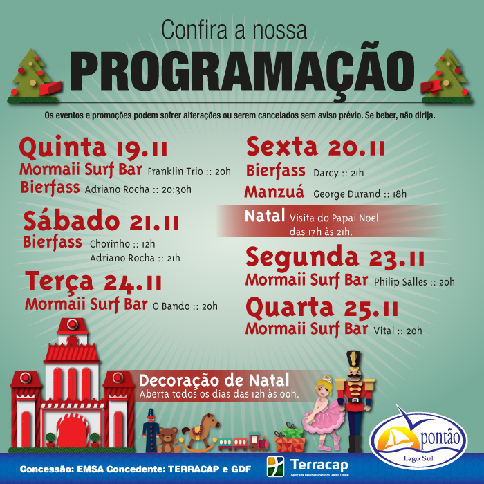 Programao da semana 19-11-20